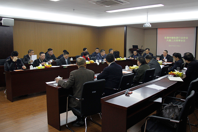 乐清市继电器行业协会六届二次理事会议
