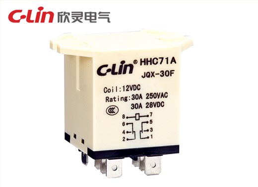 HHC71A (JQX-30F)大功率电磁继电器