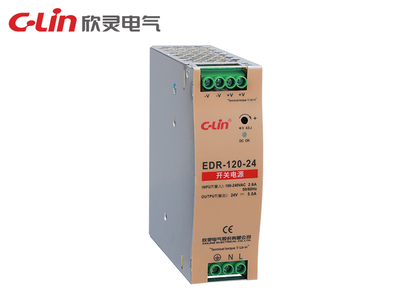 EDR-120W单组输出导轨开关电源