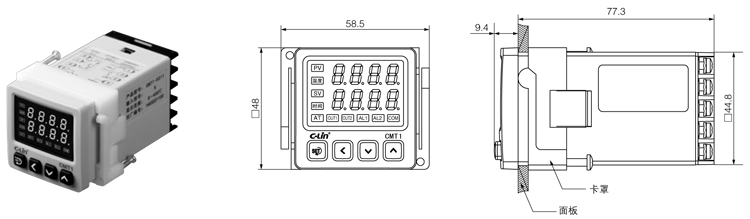 CMT1- 外形及安装尺寸（mm）